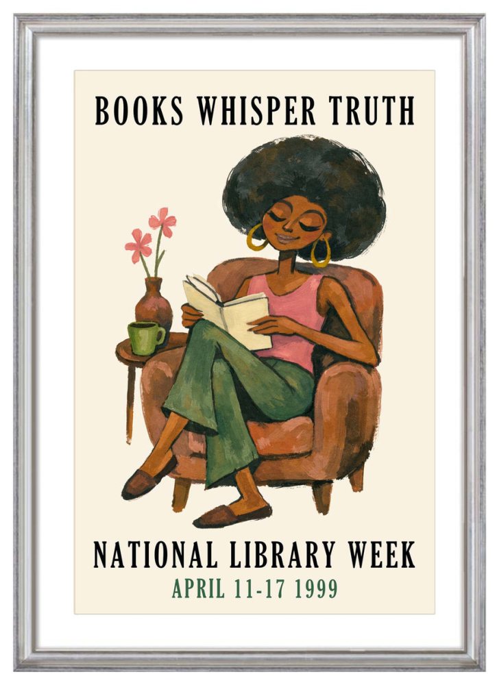 National Library Week Reading Poster