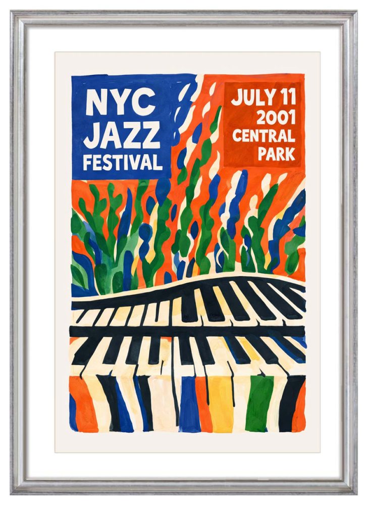NYC Jazz Festival Poster Print