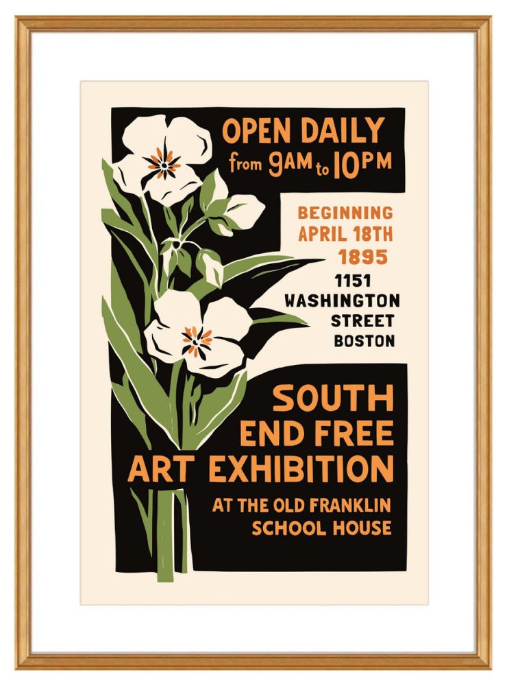 Retro Art Exhibition Poster