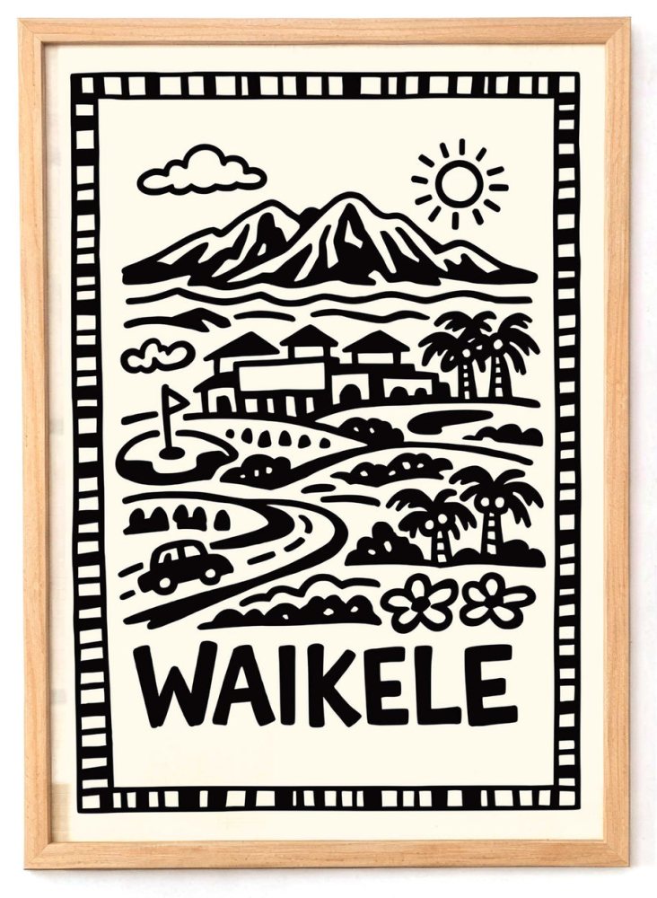 Waikele Hawaii Landscape Poster Print