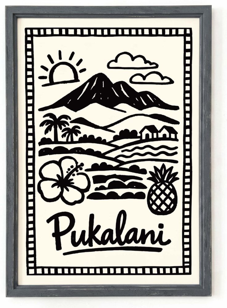 Pukalani Hawaii Poster Print