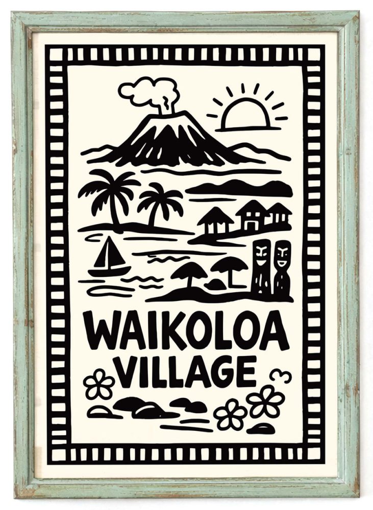 Waikoloa Village Hawaii Poster Print