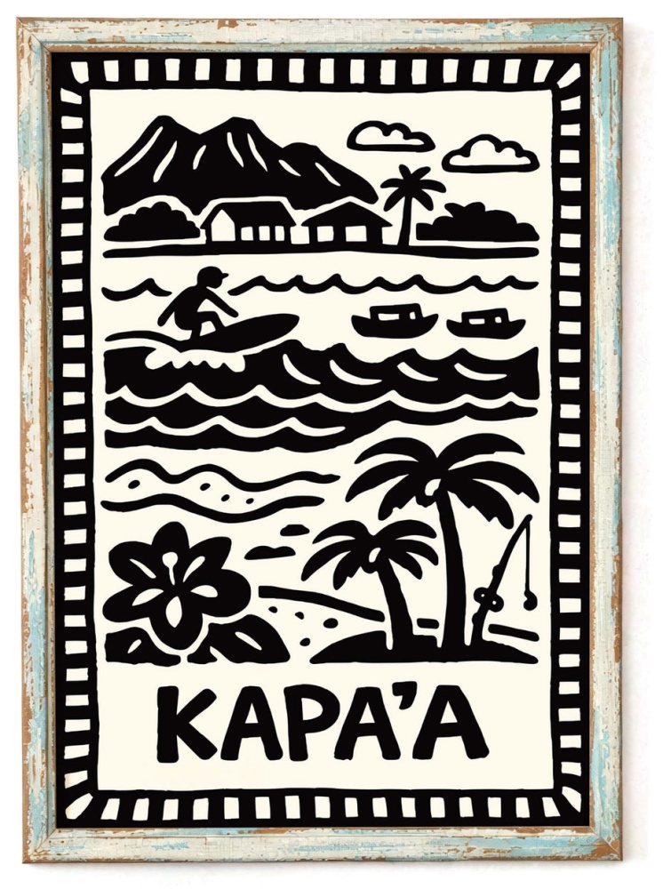 Kapaa Hawaii Poster Print
