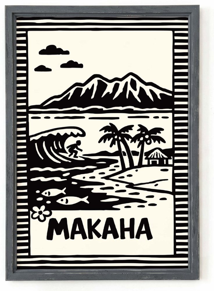 Makaha Hawaii Poster Print