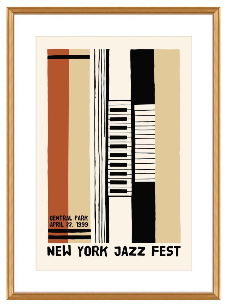 New York Jazz Fest Poster Print