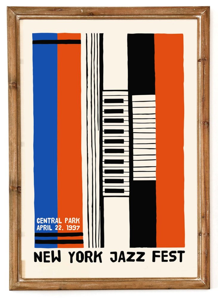 New York Jazz Fest Poster Print