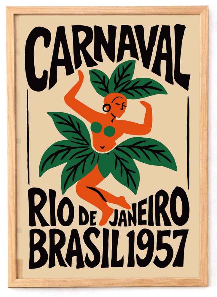 Rio Carnival Brasil Poster Print