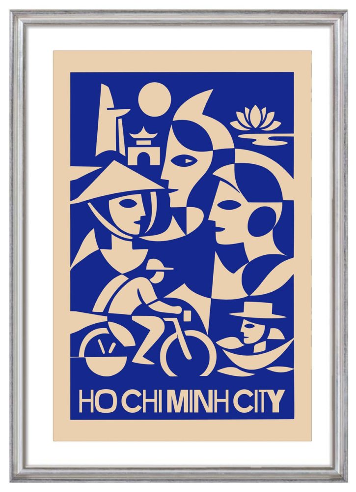 Ho Chi Minh City Travel Poster