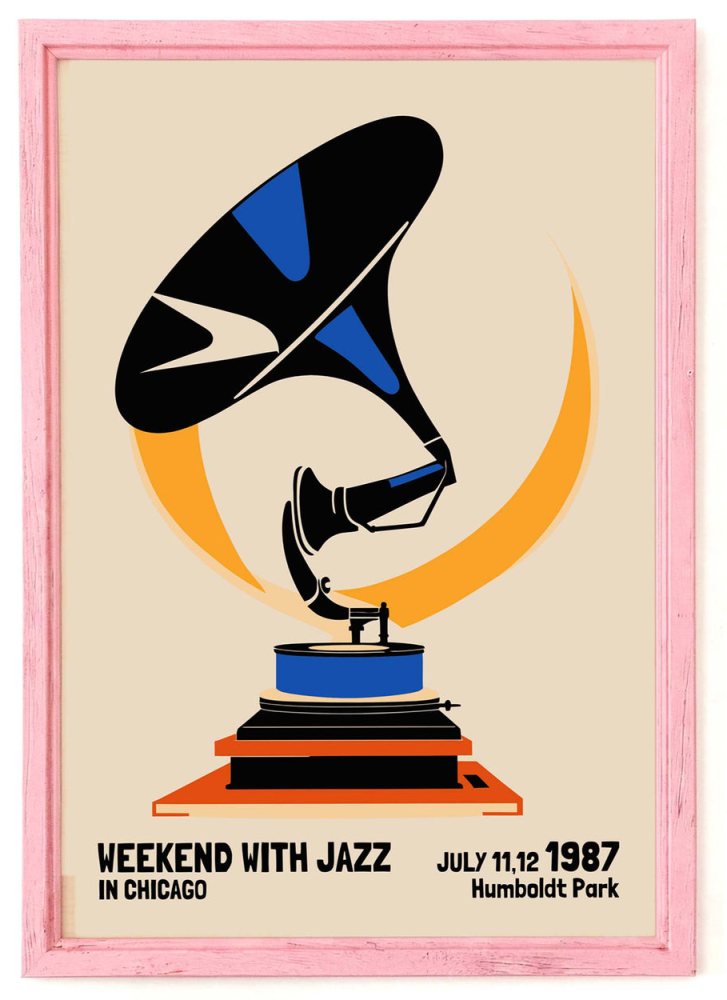 Weekend With Jazz Chicago Poster Print