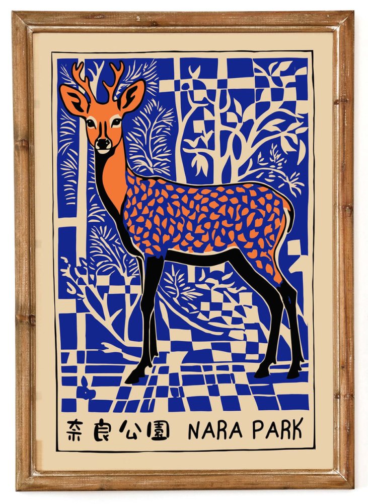 Nara Park Deer Poster Print