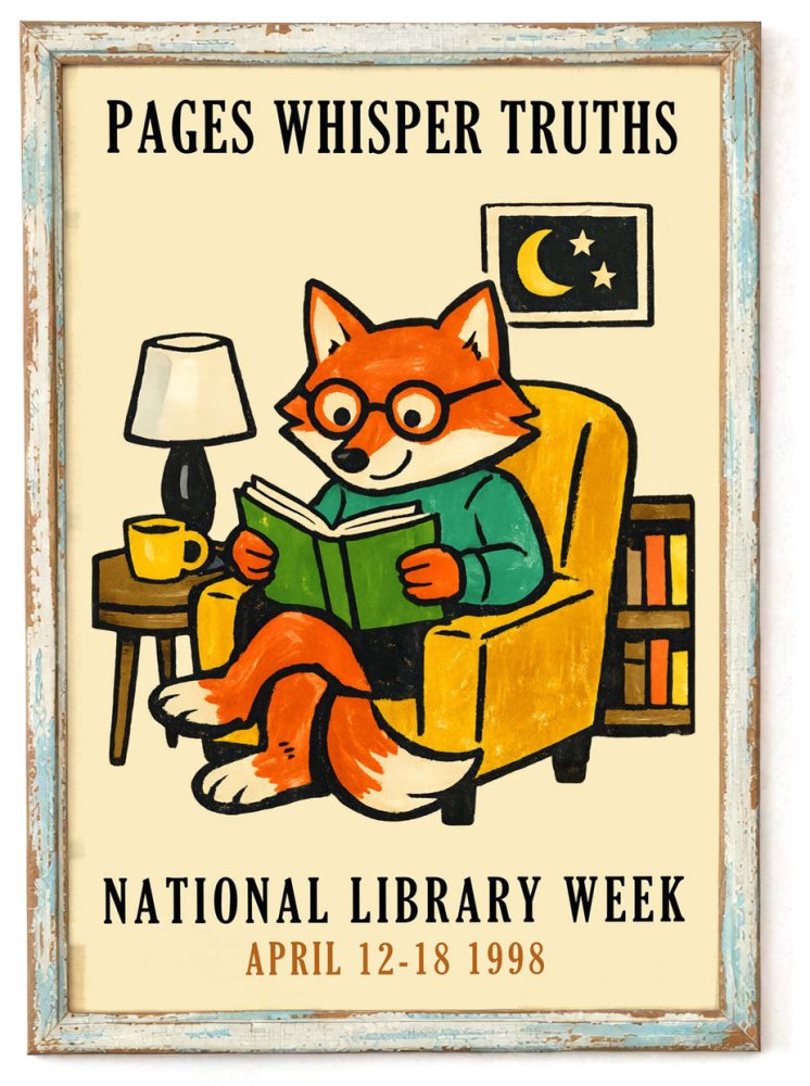 National Library Week Poster Print
