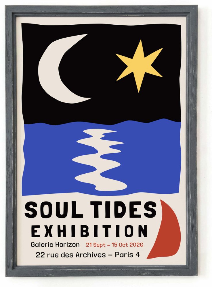 Soul Tides Exhibition Poster Print