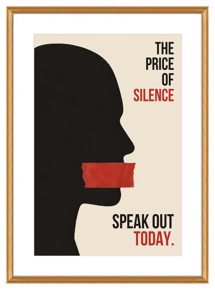 Price Silence Speak Out Print