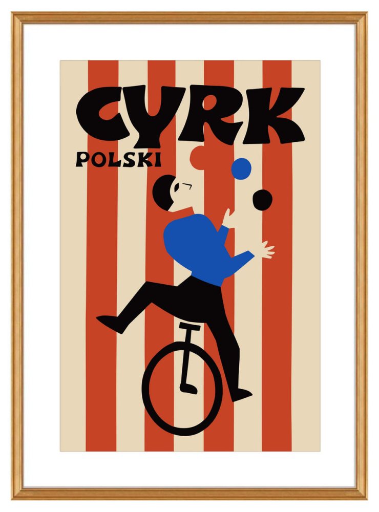 Cyrk Polski Circus Poster Print