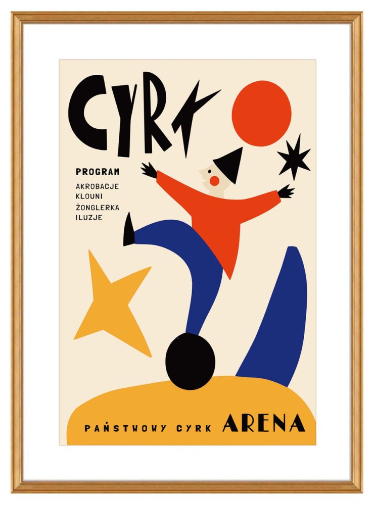 Cyrk Arena Circus Poster Print