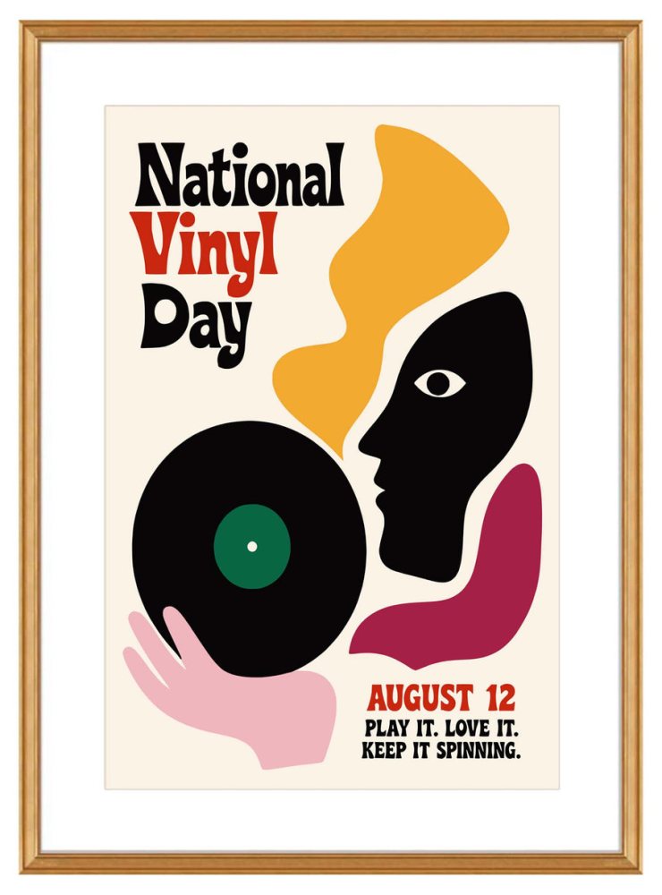 National Vinyl Day Record Poster