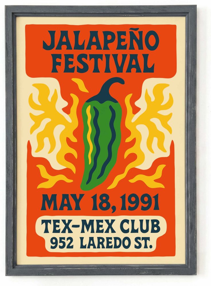 Jalapeno Festival Poster Print