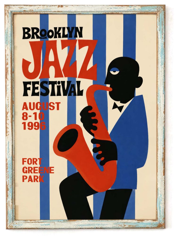 Brooklyn Jazz Festival Poster Print