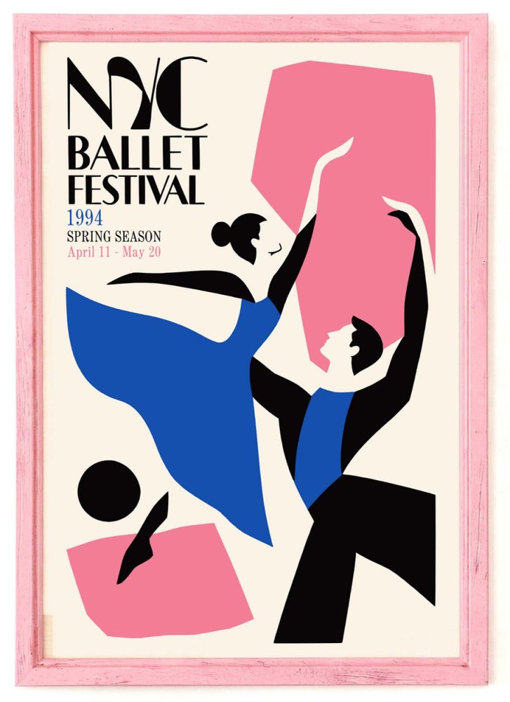 NYC Ballet Festival Poster Print