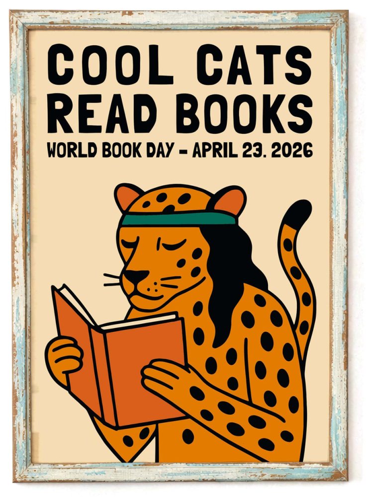 World Book Day Cat Poster