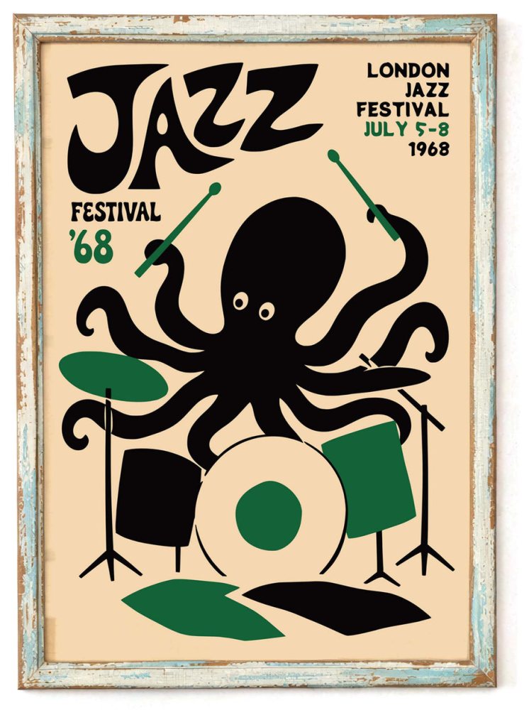 London Jazz Festival Poster Print