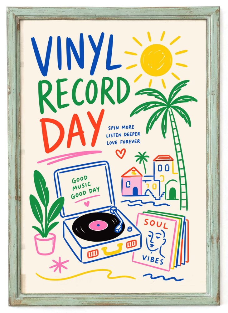 Vinyl Record Day Poster Print