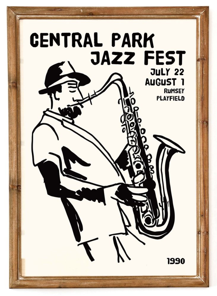 Central Park Jazz Fest Poster