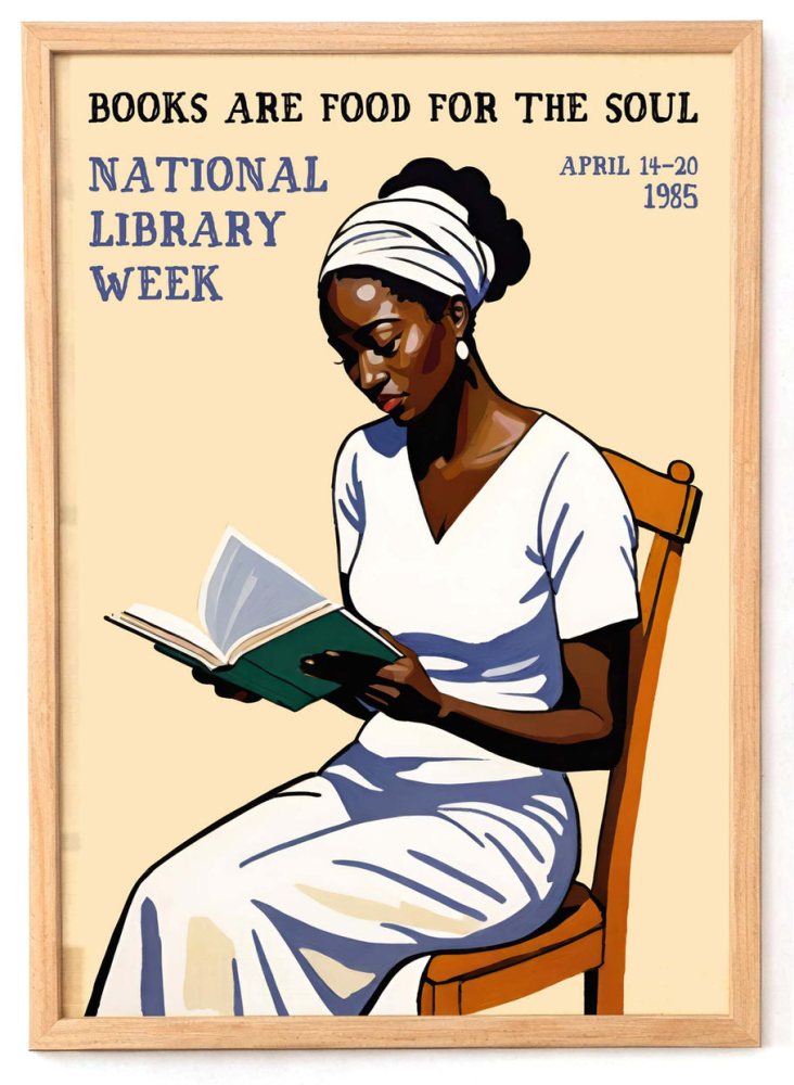National Library Week Wall Art