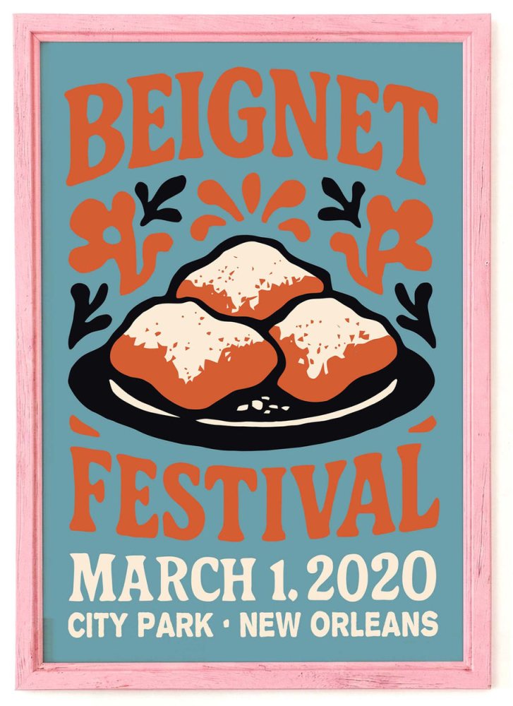 Beignet Festival Kitchen Wall Art