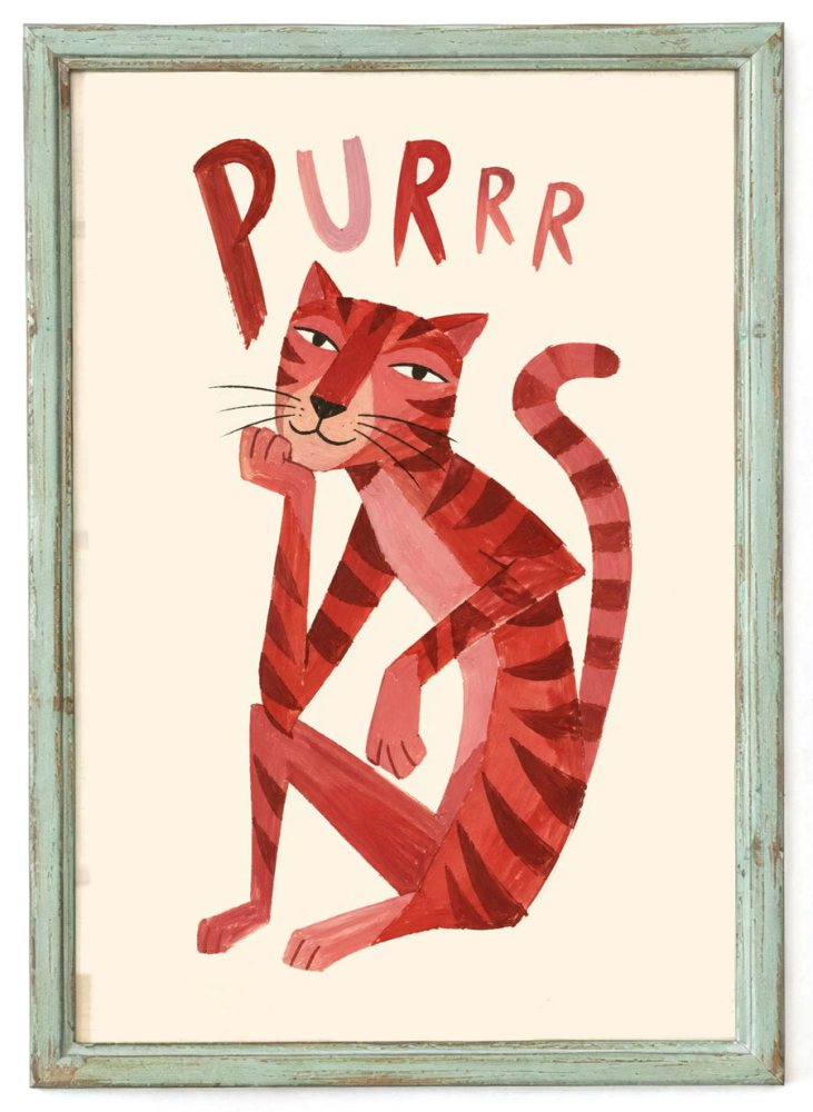 Red Tabby Cat Wall Art