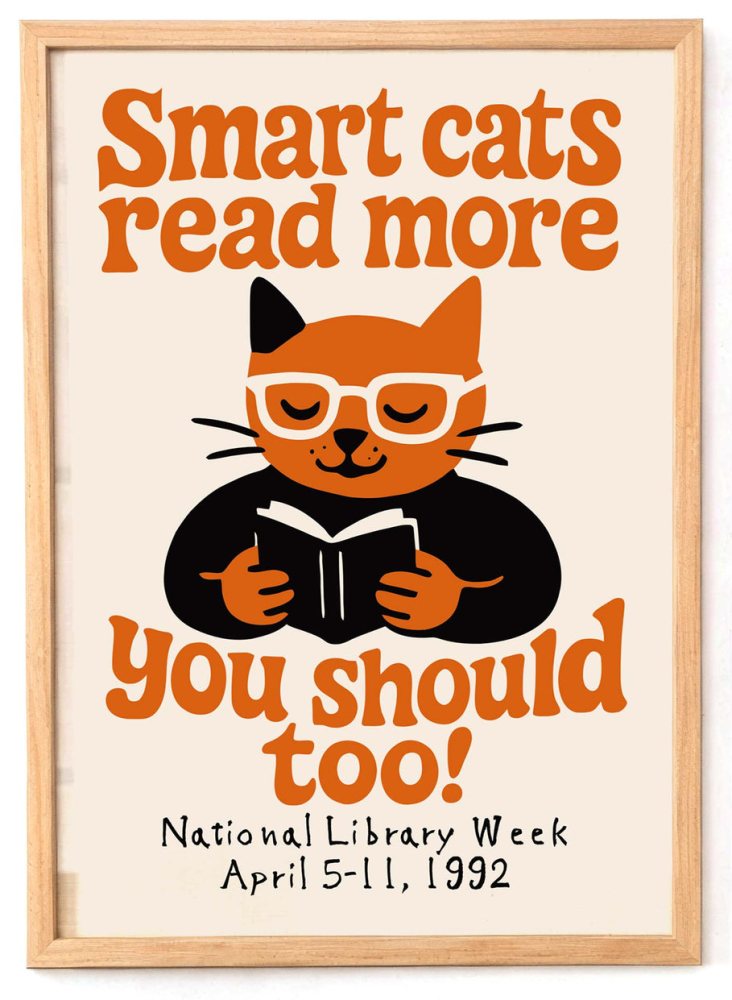Smart Cats Read More Poster