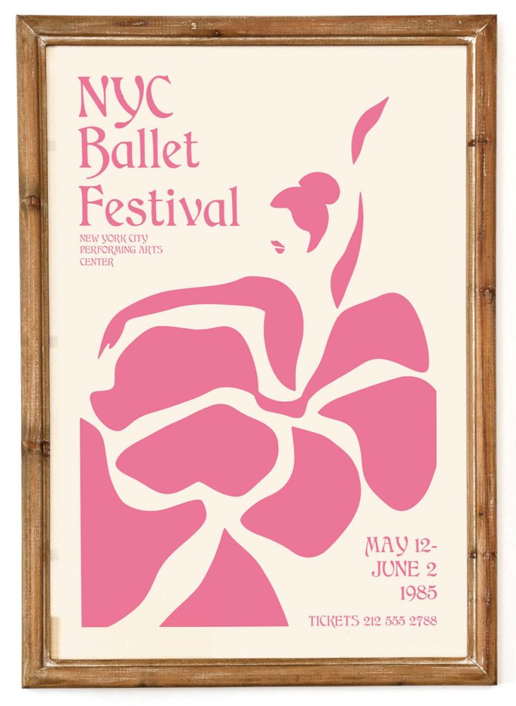 NYC Ballet Festival Poster Print