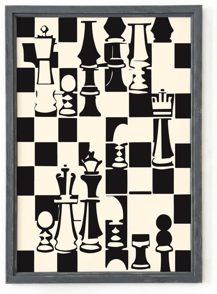 Chess Pieces Wall Print