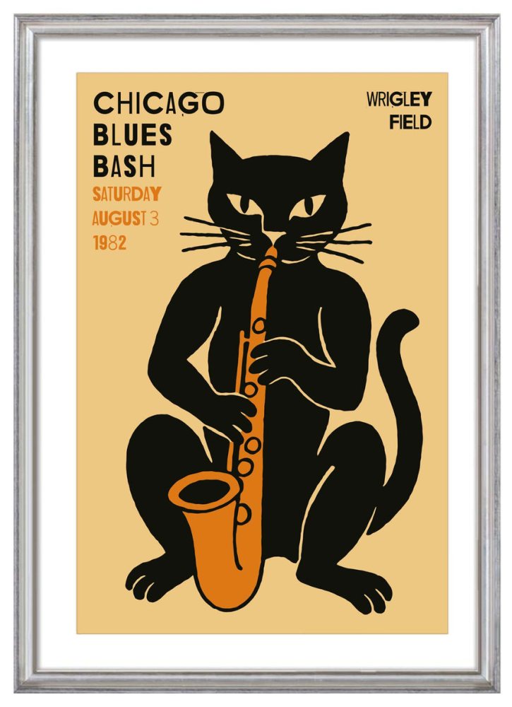 Chicago Blues Bash Poster Print