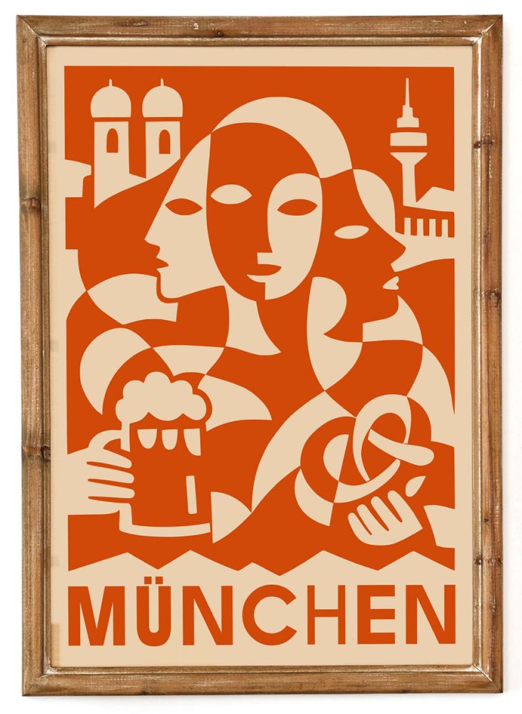 Munich Oktoberfest Wall Art Print