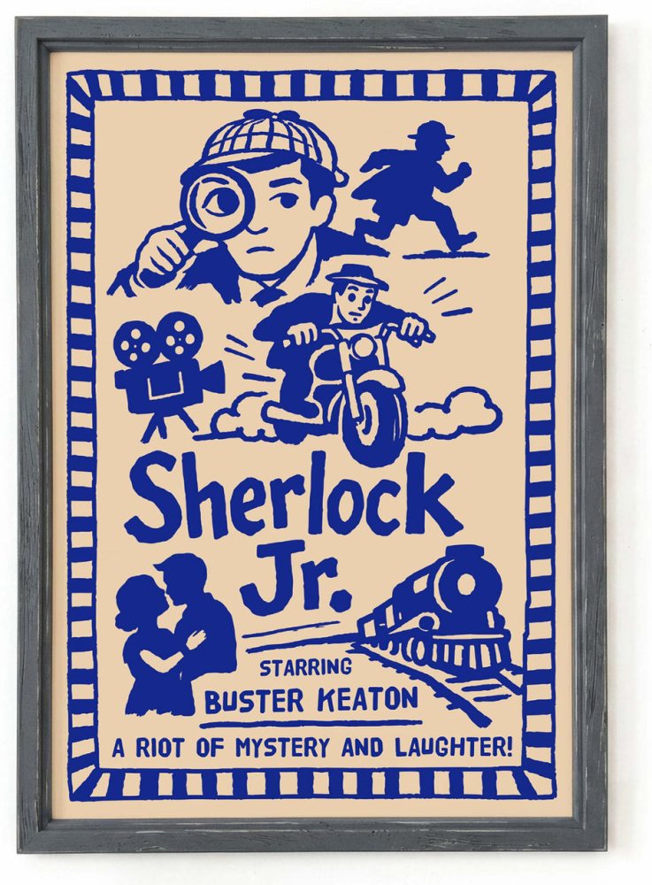 Sherlock Jr Movie Poster Print