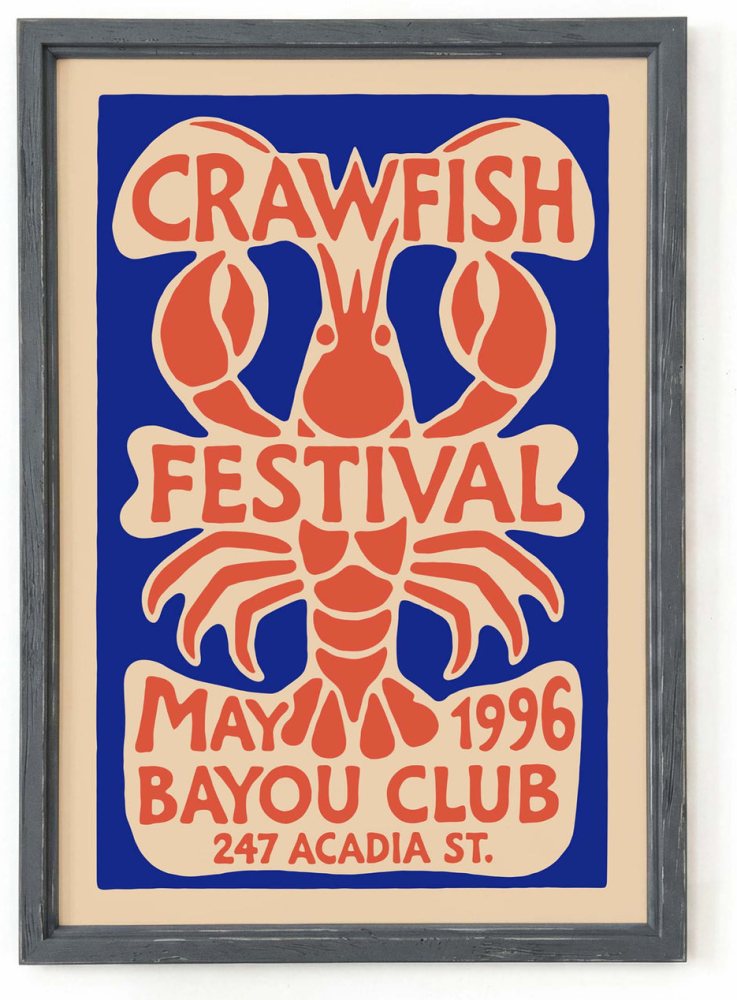 Crawfish Festival Poster Print