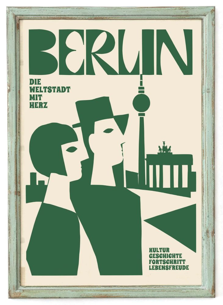 Berlin Minimalist Travel Poster