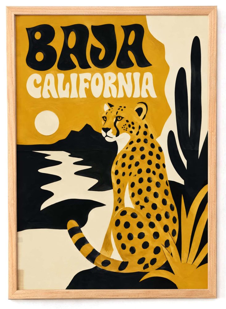 Baja California Cheetah Wall Art