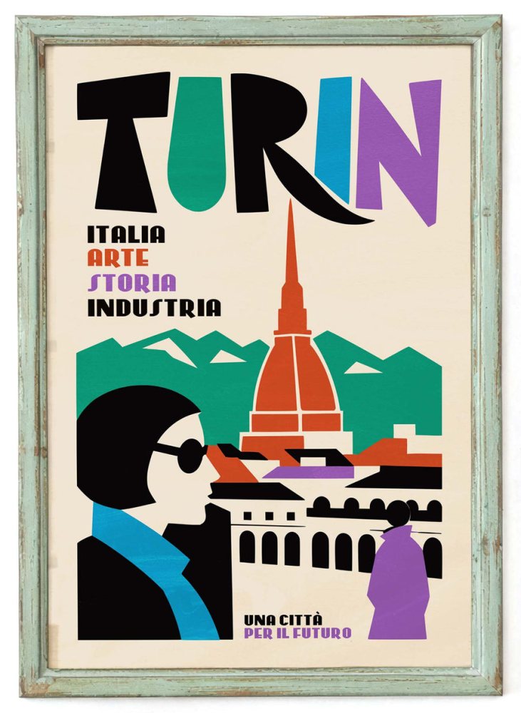Turin Italy Travel Wall Art