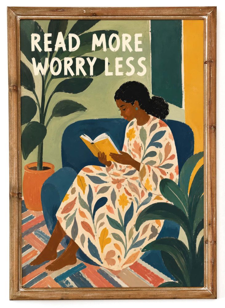Reading Motivation Book Lover Print