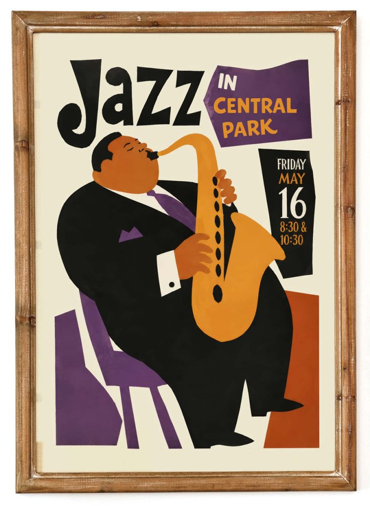 Central Park Jazz Festival Poster