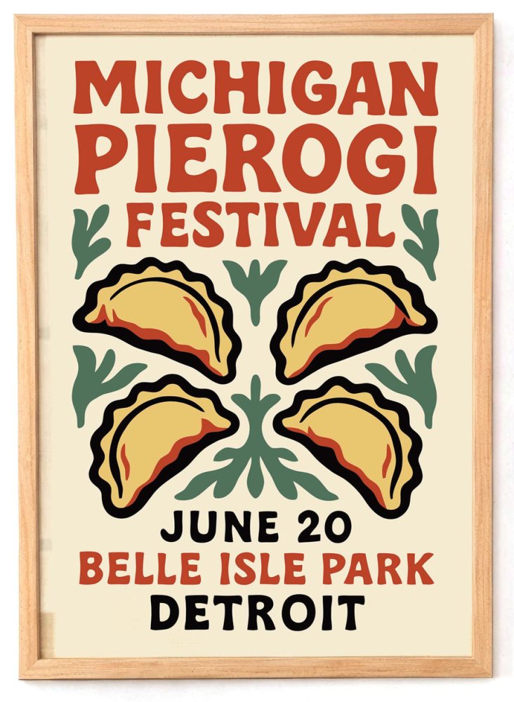 Michigan Pierogi Festival Poster Print