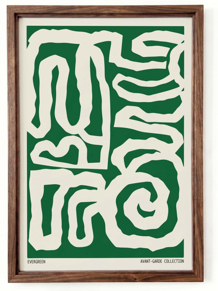 Evergreen Abstract Avant-Garde Art Print