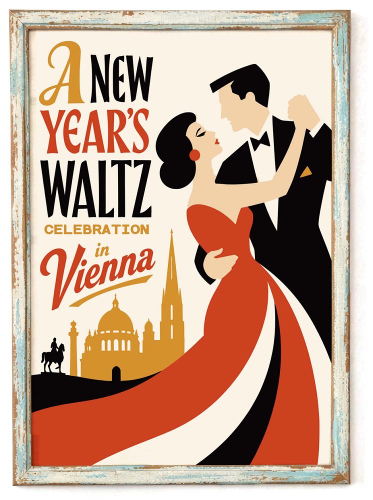 Vienna New Years Waltz Poster