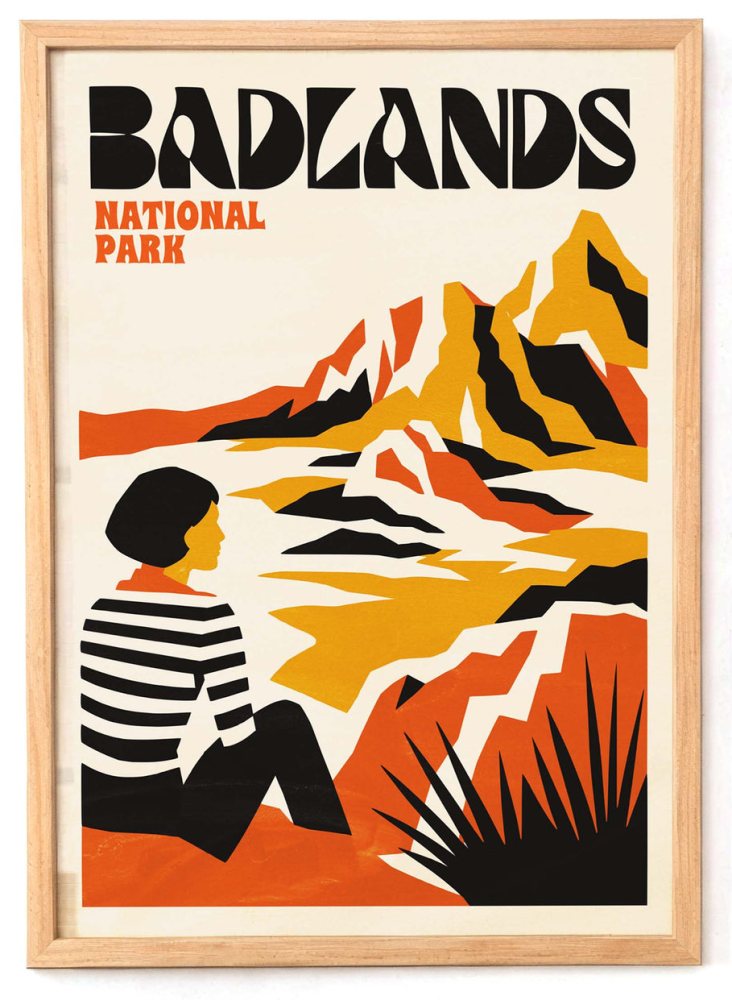 Badlands National Park Poster