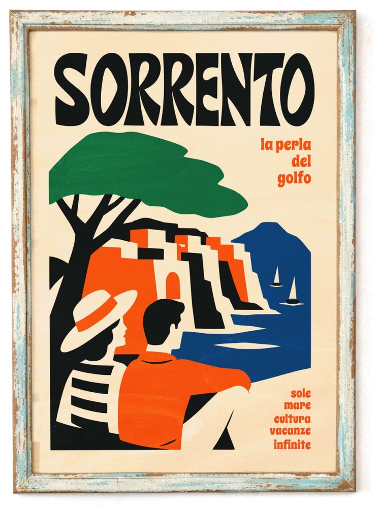 Sorrento Italy Travel Poster