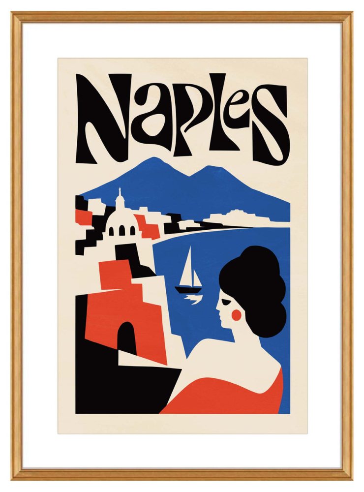 Naples Coastal Travel Print