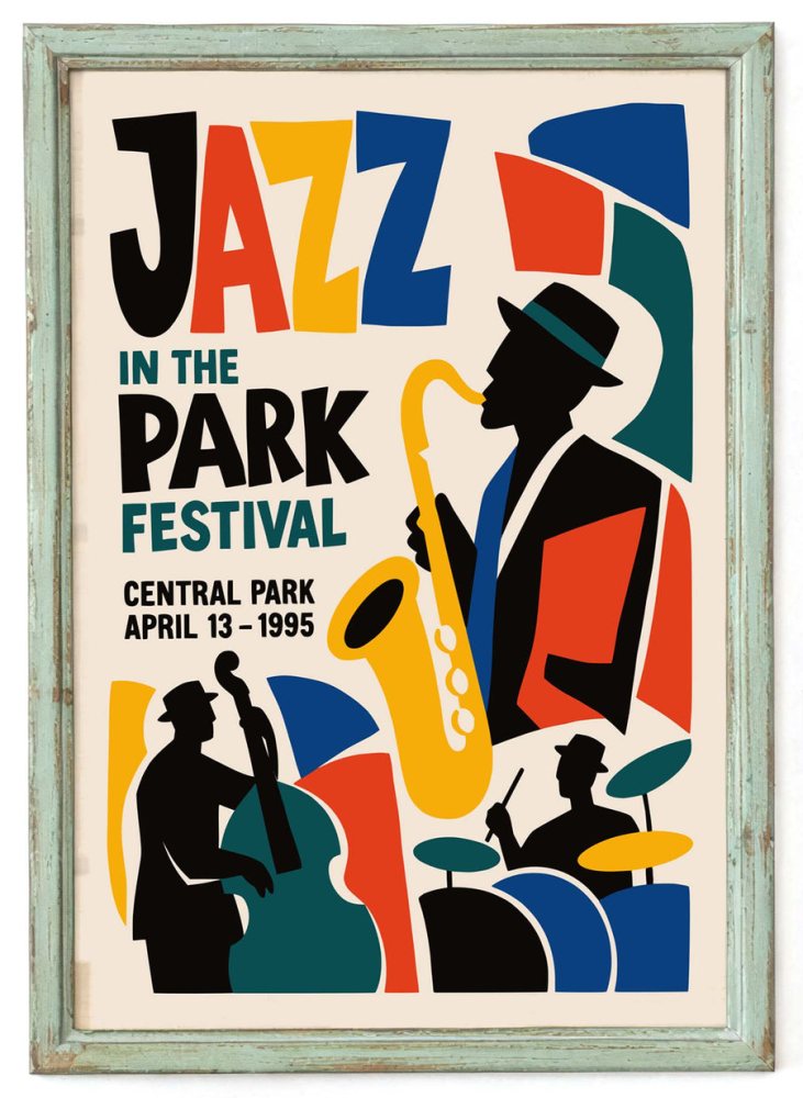 Jazz Park Festival Poster Print
