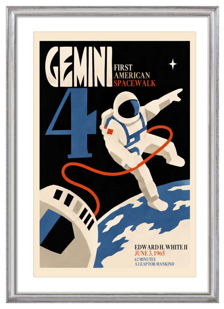 Gemini Spacewalk Poster Print